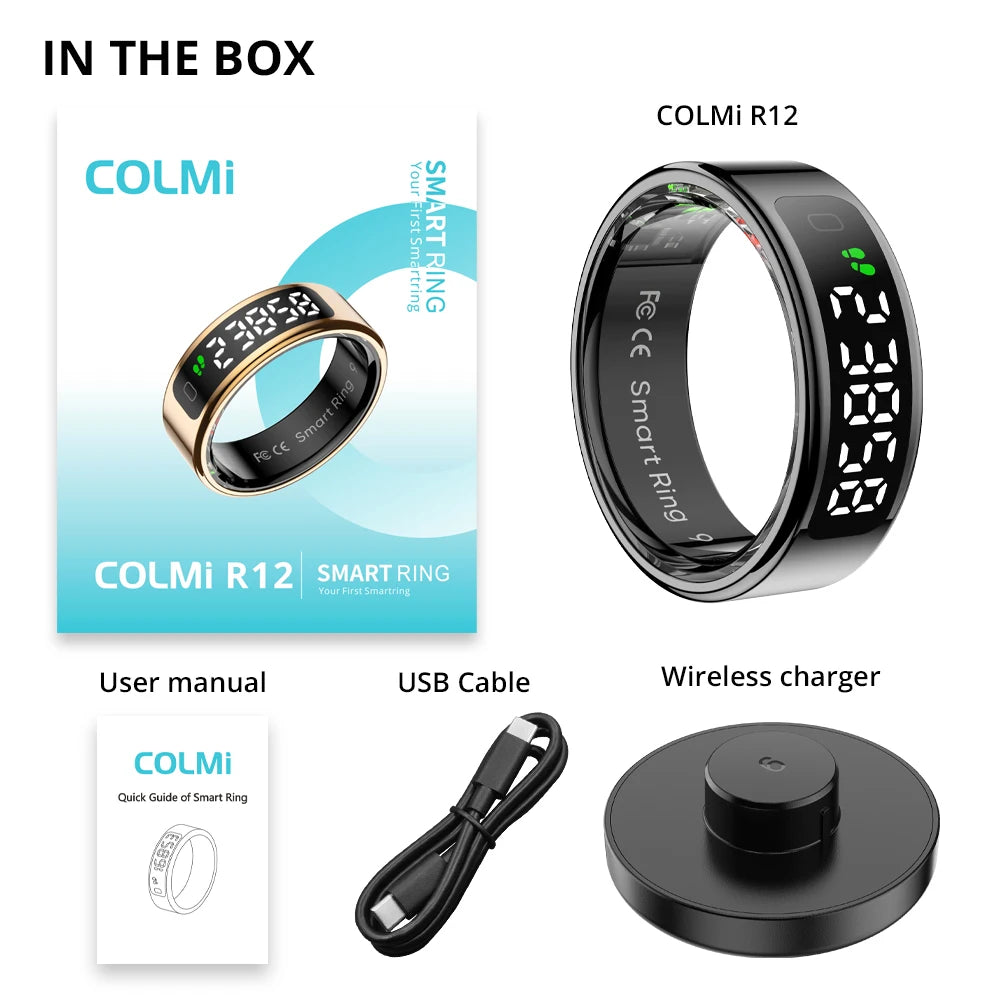 Smart Ring with Touch Display Screen