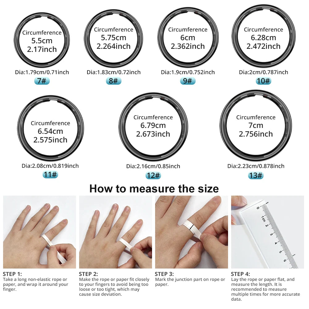 Smart Ring with Touch Display Screen